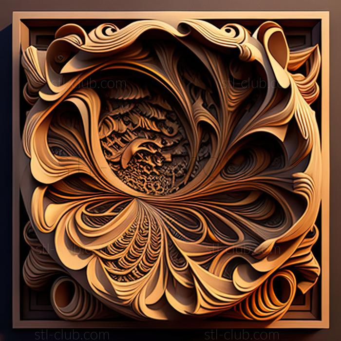 3D model st fractals (STL)